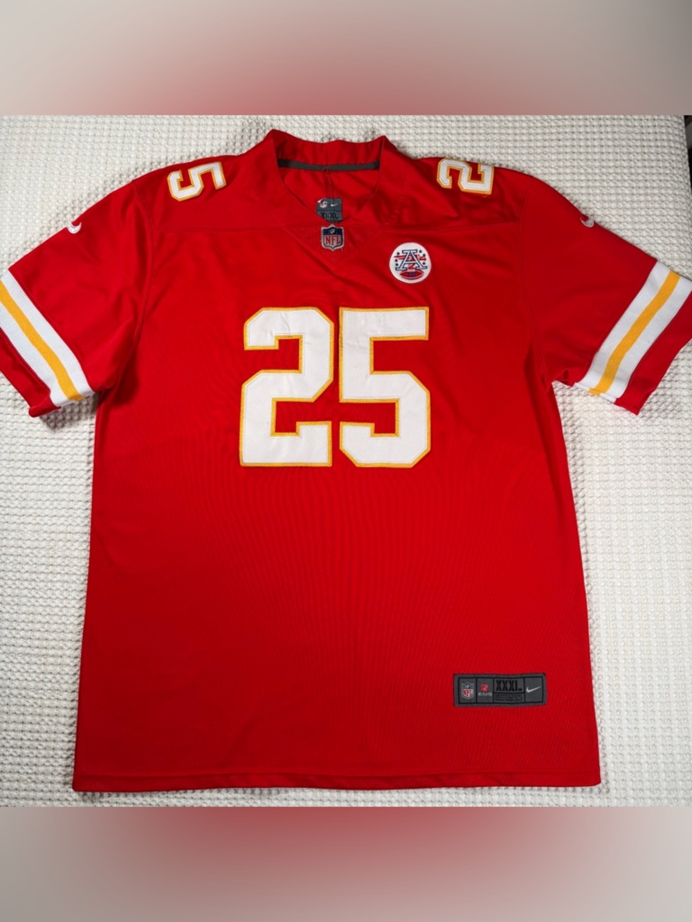 Kansas City Chiefs LeSean McCoy #25 Nike Jersey Red Mens Size XXXL NFL